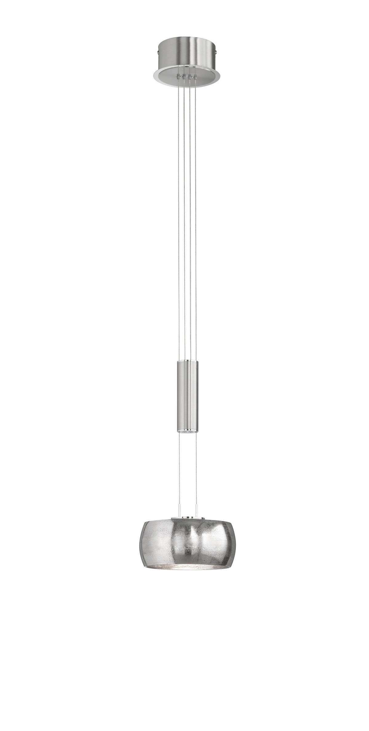 LED-Hängeleuchte 60207 20 cm  - nickelfärgad, Design, metall (20cm) - Fischer & Honsel