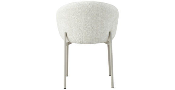 STUHL  Stoffauswahl Struktur  - Beige, Design, Textil/Metall (59/81/60cm) - Carryhome