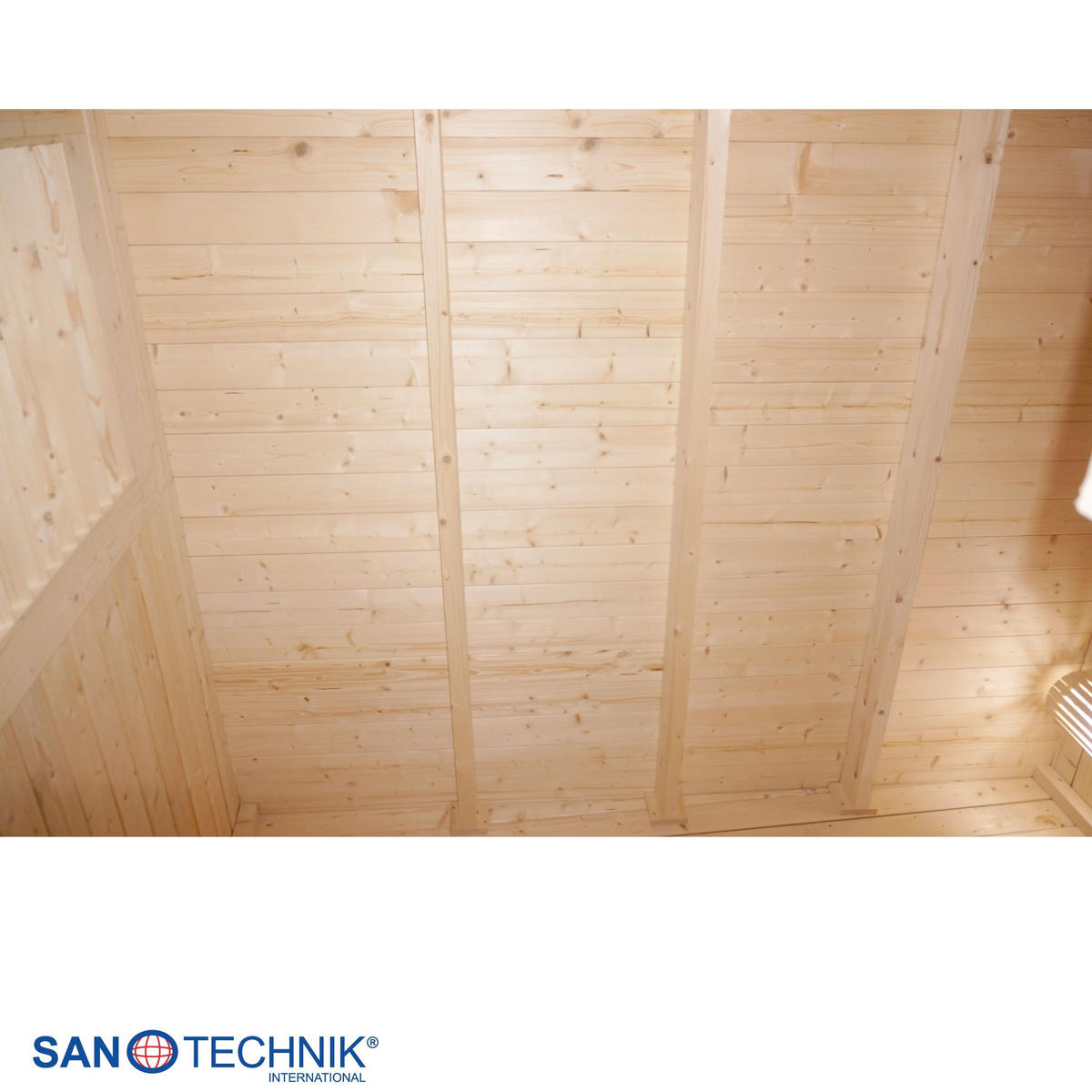 SAUNA für 4-5 Personen Vaasa  - Naturfarben, KONVENTIONELL, Holz (310/230/219,5cm) - Sanotechnik