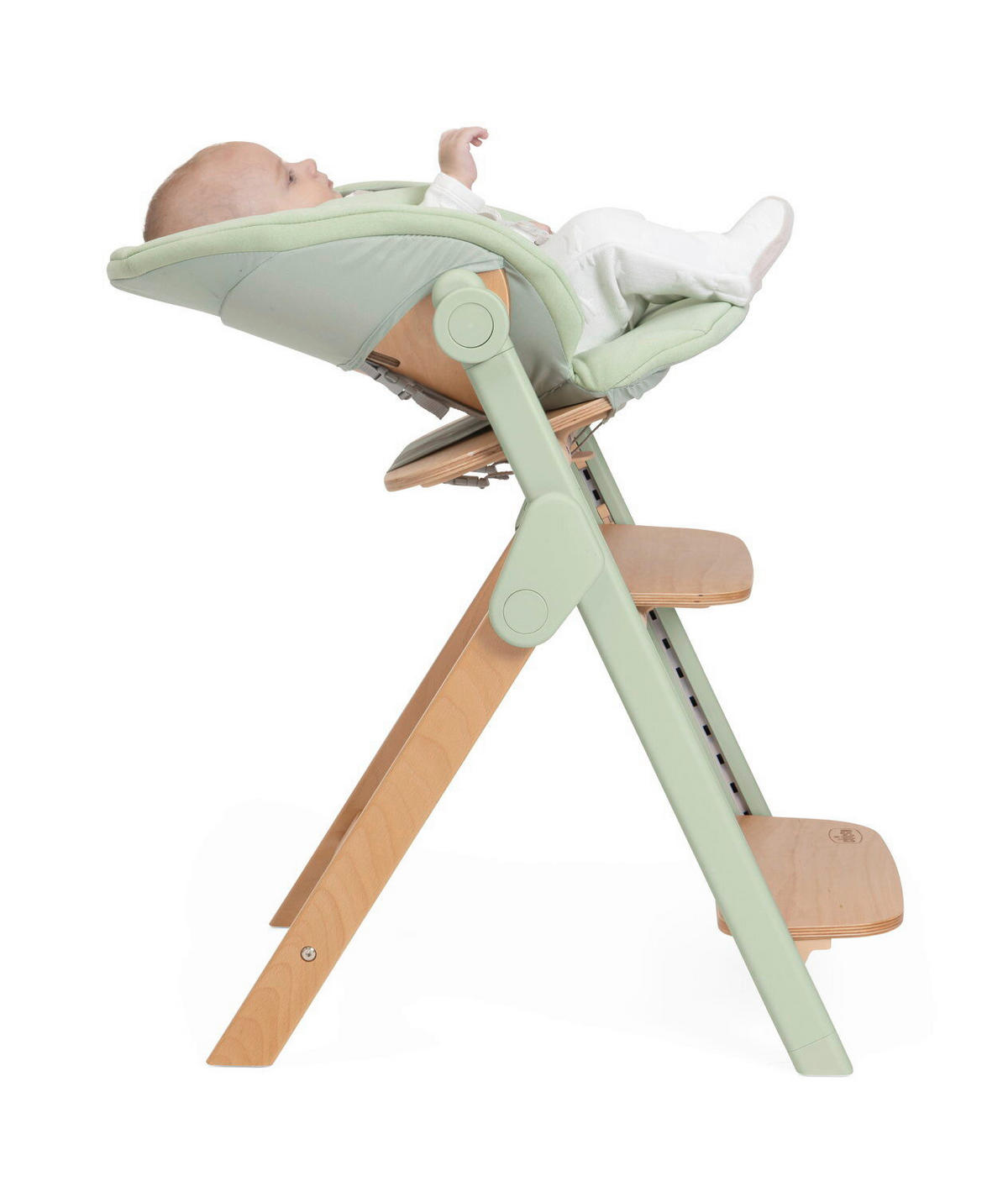 HOCHSTUHL Meraviglia Buchefarben, Olivgrün Olive/Buche  - Buchefarben/Olivgrün, Basics, Holz/Kunststoff (44/63-83/55cm) - Chicco