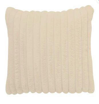 ZIERKISSEN 45/45 cm  - Sandfarben, Basics, Textil (45/45cm)