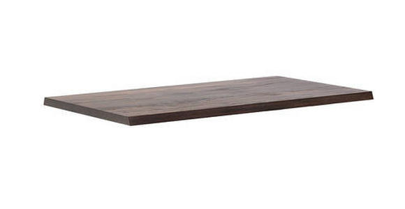 TISCHPLATTE in Holz 190/100/6 cm - Eichefarben/Dunkelbraun, Design, Holz (190/100/6cm) - Waldwelt
