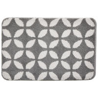 BADTEPPICH Maila Anthrazit 60/90 cm  - Anthrazit, Basics, Kunststoff/Textil (60/90cm) - Kleine Wolke