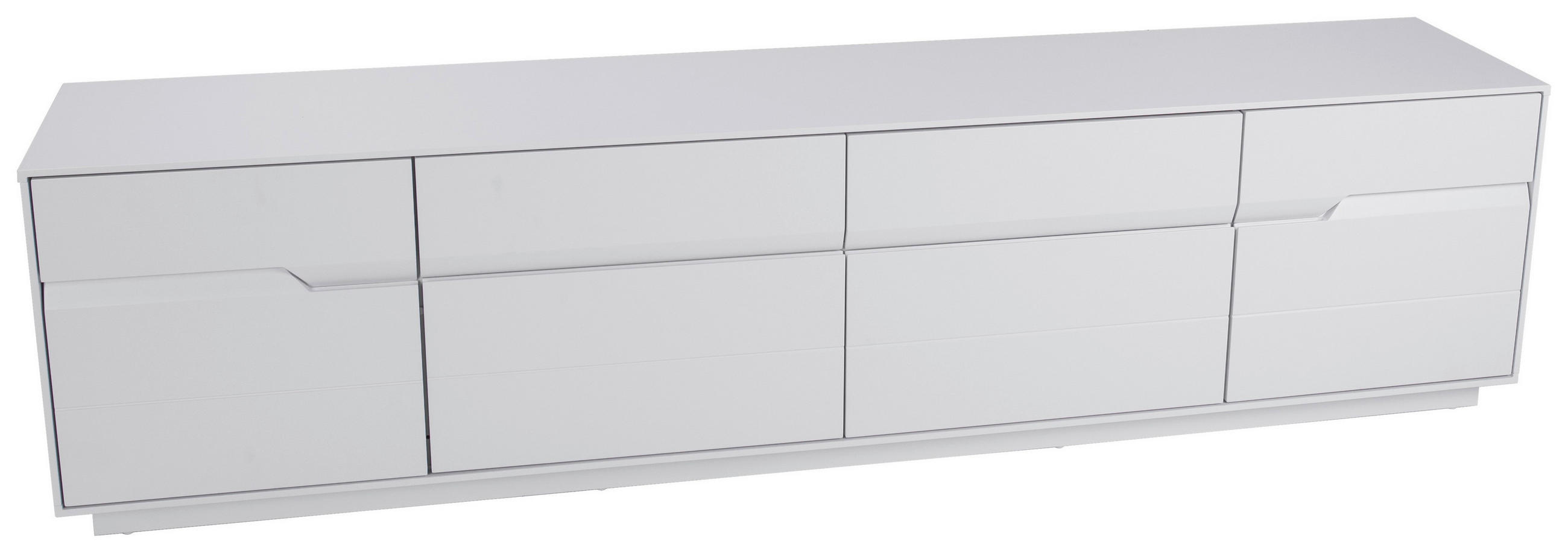 LOWBOARD  in 203/51/40 cm  - Hellgrau, MODERN, Holzwerkstoff (203/51/40cm) - Xora