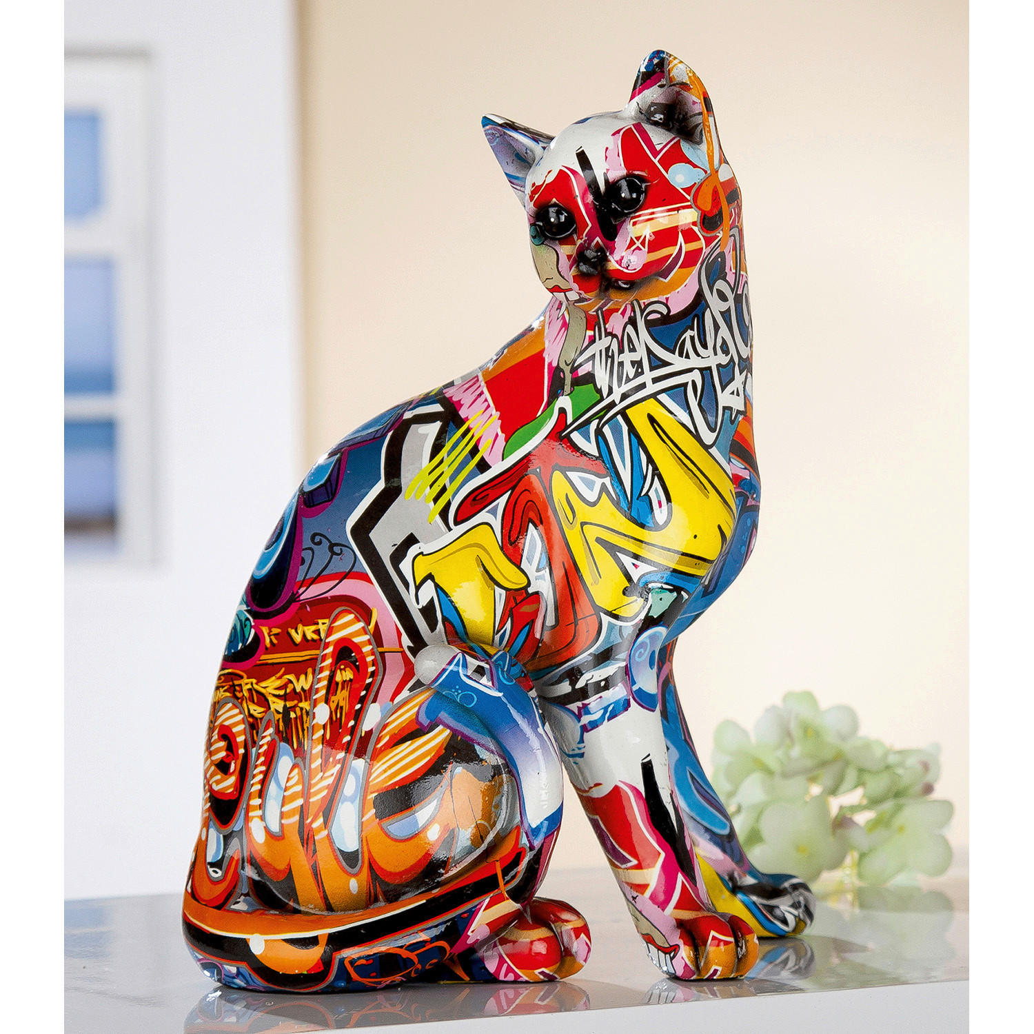 DEKOKATZE - Multicolor, Basics, Kunststoff (21/29/16cm)