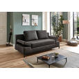 SCHLAFSOFA  mit Mikrofaser Anthrazit  - Anthrazit/Schwarz, KONVENTIONELL, Kunststoff/Textil (202/90/97cm) - Carryhome