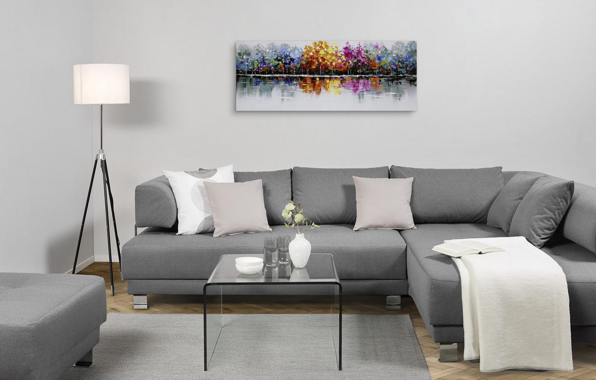 ULJANA SLIKA  150/55 cm       - lila/žuta, Trendi, drvo/tekstil (150/55cm) - Monee