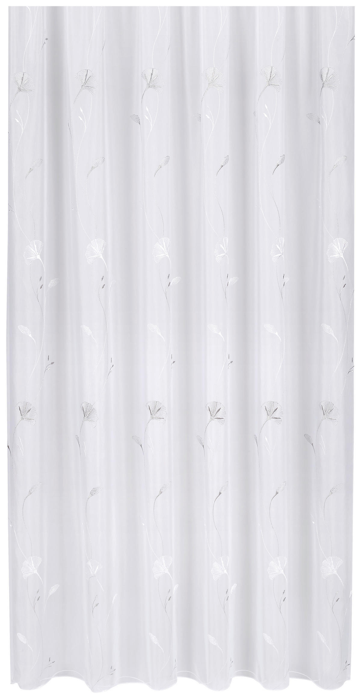 HÁLÓS FÜGGÖNY fm - fehér/szürke, Konventionell, textil (280cm) - Esposa