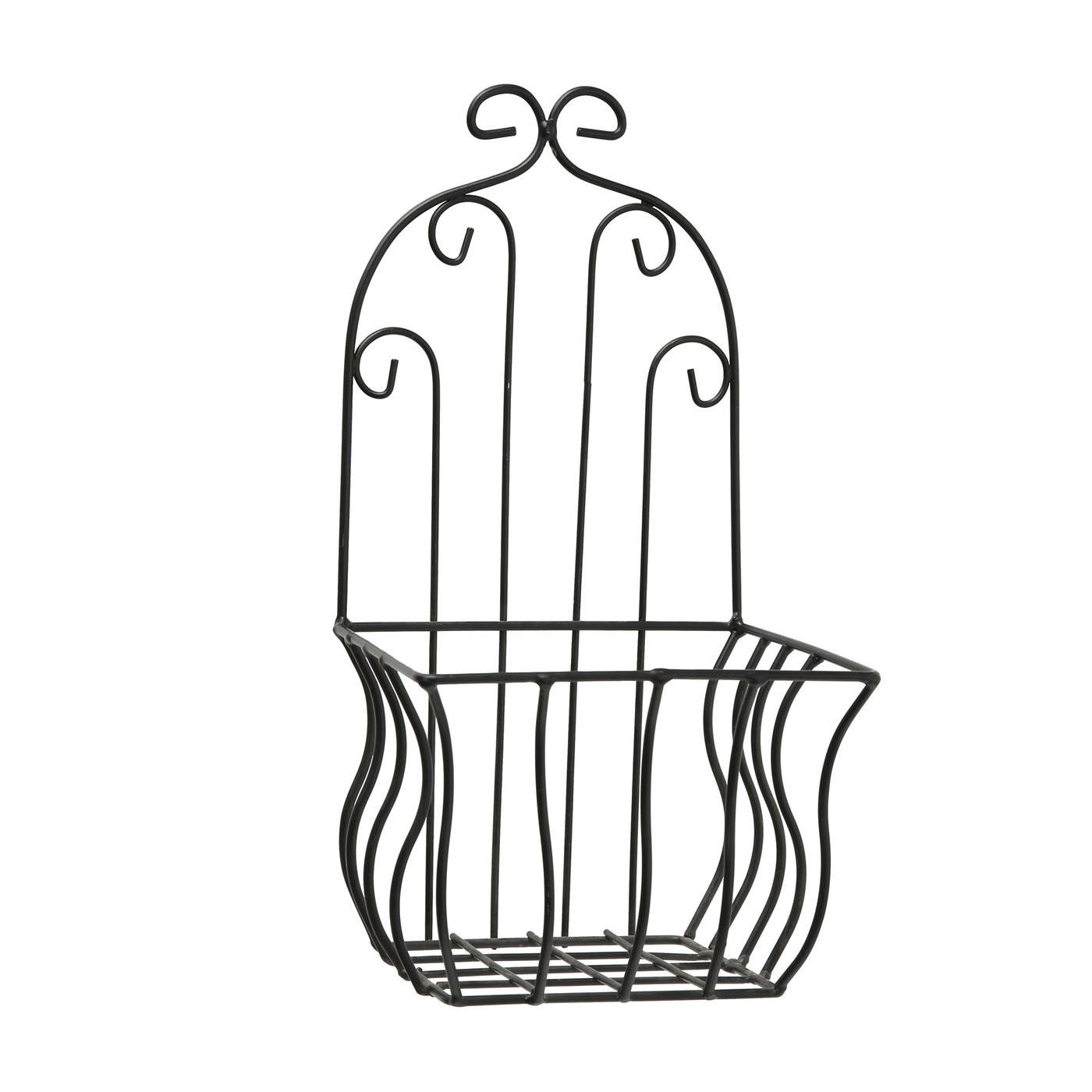 DEKOKORB - Schwarz, LIFESTYLE, Metall (16/32cm)