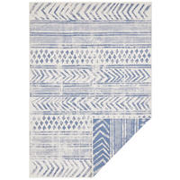 OUTDOORTEPPICH 120/170 cm Twin Supreme Blau, Creme  - Blau/Creme, Design, Kunststoff (120/170cm)