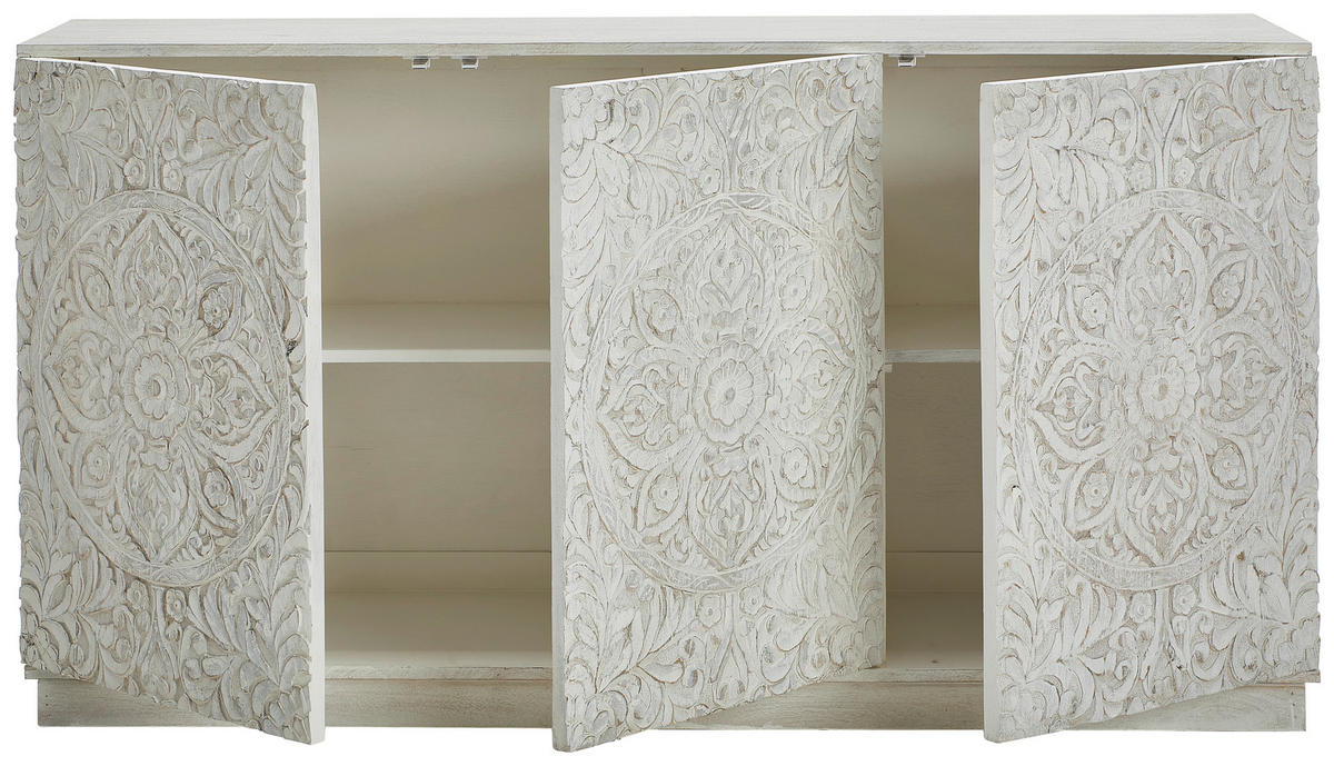 SIDEBOARD  in 160/85/40 cm  - Weiß, Design, Holz (160/85/40cm) - Livetastic