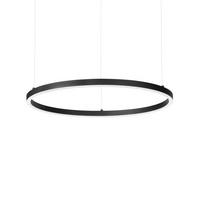 LED-HÄNGELEUCHTE 90/27,5/202,5 cm  - Schwarz, Design, Kunststoff/Metall (90/27,5/202,5cm) - Ideal Lux