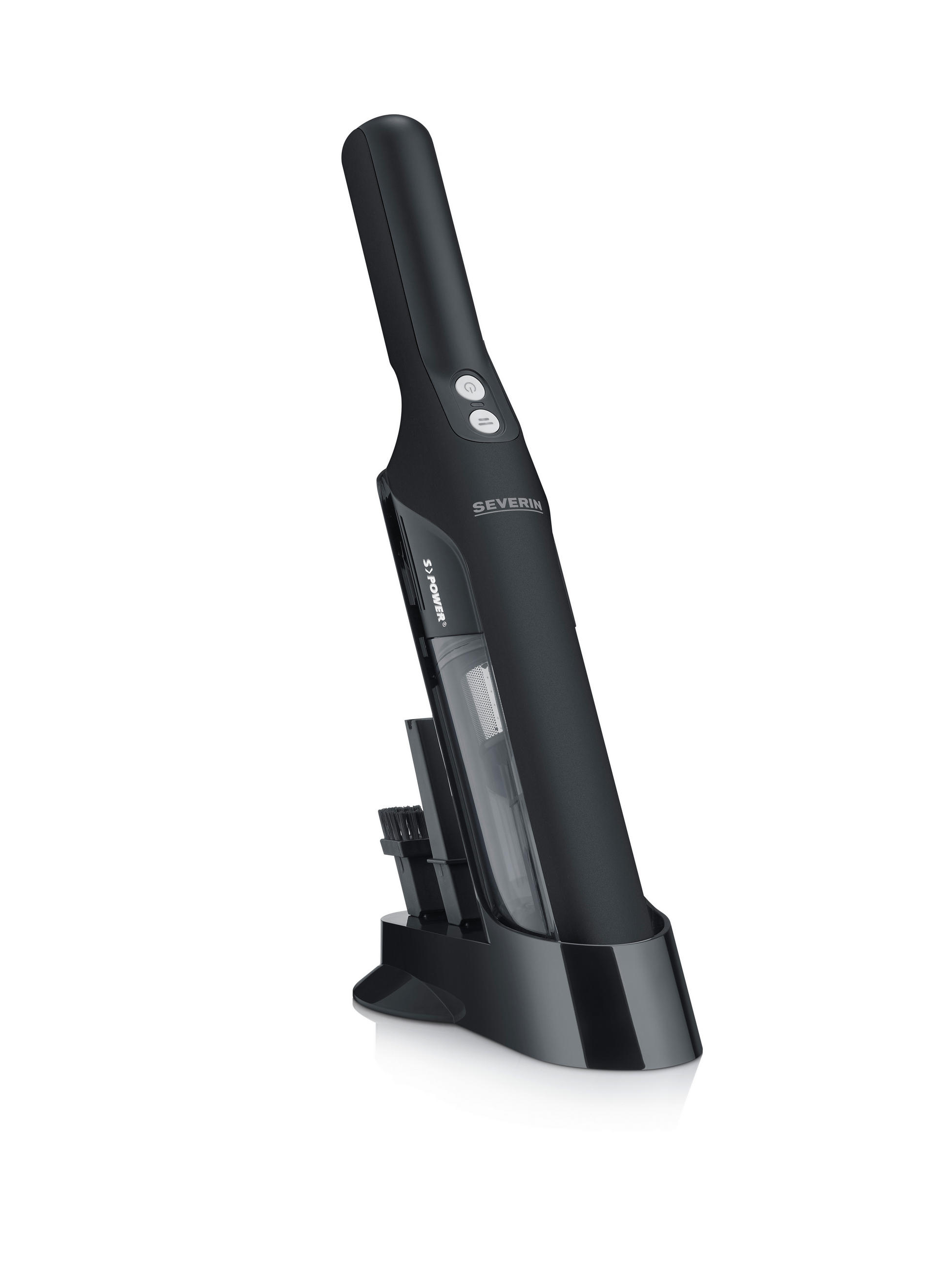 AKKU-HANDSTAUBSAUGER  - Schwarz, Basics, Kunststoff (42,5/7/6,5cm) - Severin