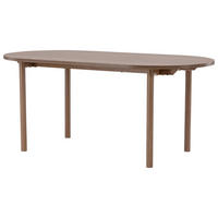 MATBORD i metall, trämaterial 180/90/75 cm   - brun, Design, metall/trämaterial (180/90/75cm) - Livetastic