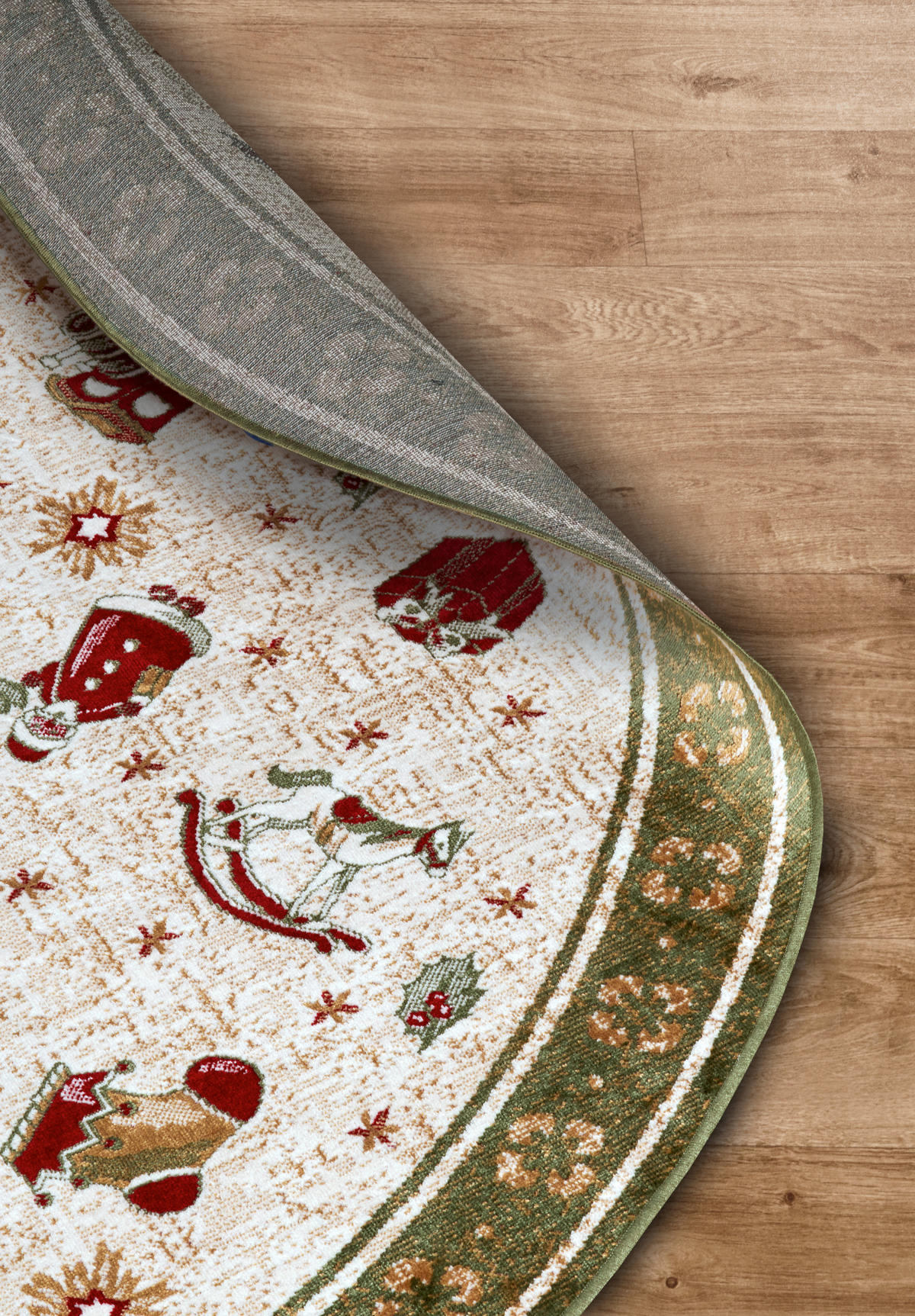 VINTAGE-TEPPICH 200 cm Toy's Delight Nostalgic Shine Weihnachten  - Multicolor, Design, Kunststoff/Textil (200cm) - Villeroy & Boch