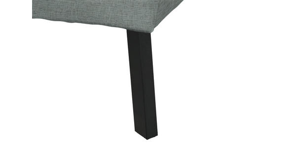 ECKSOFA in Chenille Silberfarben  205/280 cm  - Silberfarben/Schwarz, Design, Textil/Metall (205/280cm) - Xora