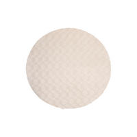 HOCHFLORTEPPICH 120/120 cm Creme rund  - Creme, Basics, Textil (120/120cm) - Kayoom
