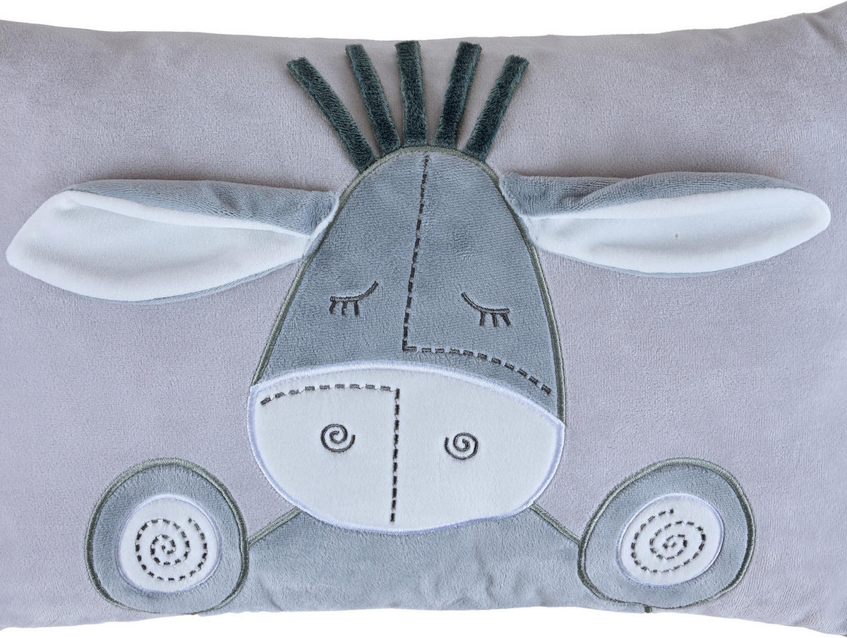 BABAPÁRNA 30/50 cm  - világosszürke/szürke, Basics, textil (30/50cm) - Patinio