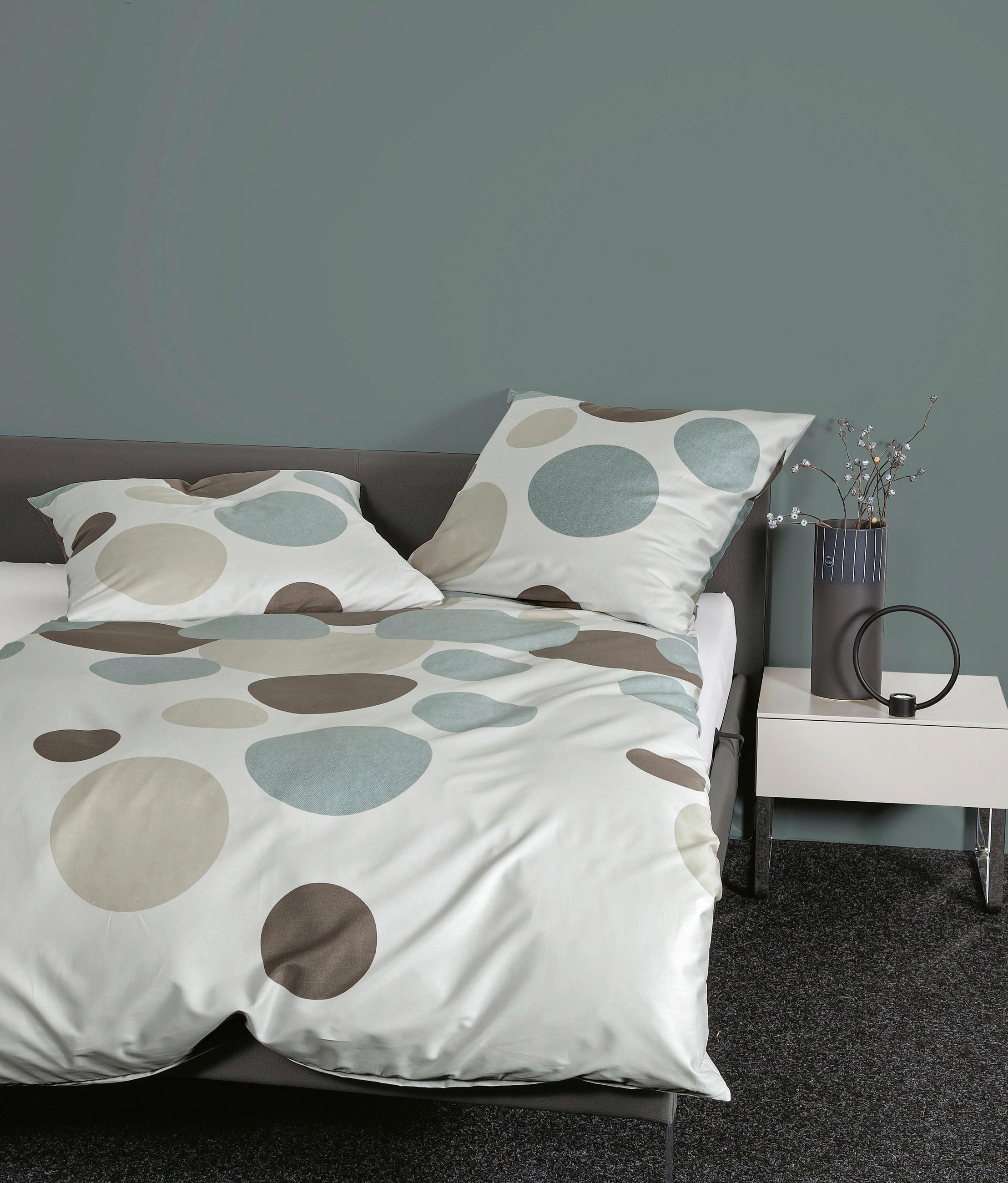 ÁGYNEMŰHUZAT-GARNITÚRA 140/200 cm  - szürke, Basics, textil (140/200cm)