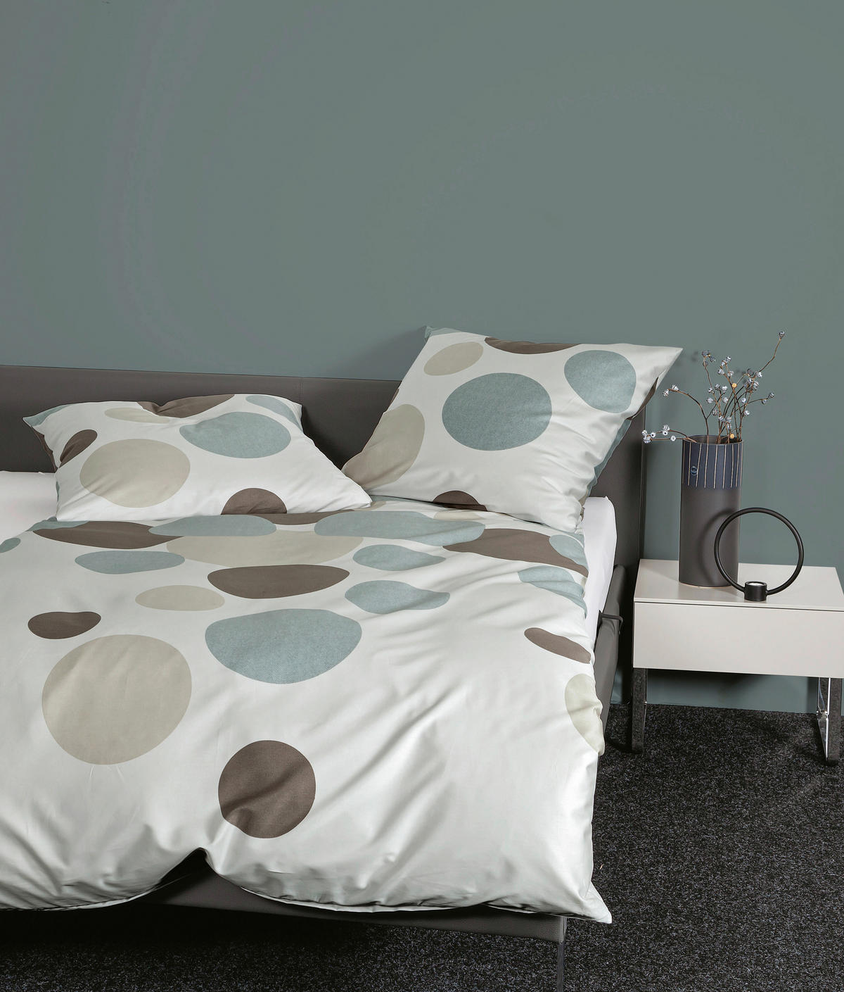 ÁGYNEMŰHUZAT-GARNITÚRA 140/200 cm  - szürke, Basics, textil (140/200cm)