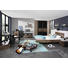BETT 120 cm x 200 cm in Holzwerkstoff Braun, Schwarz - Schwarz/Braun, Design, Holzwerkstoff (120/200cm) - Carryhome