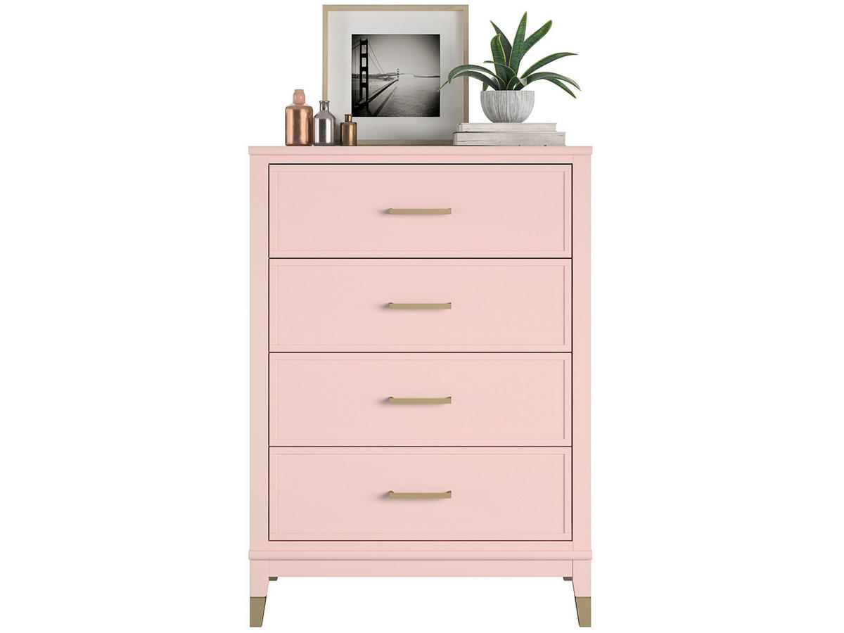 KOMMODE  in 76/106/50 cm  - Bronzefarben/Rosa, Design, Holz/Holzwerkstoff (76/106/50cm) - MID.YOU