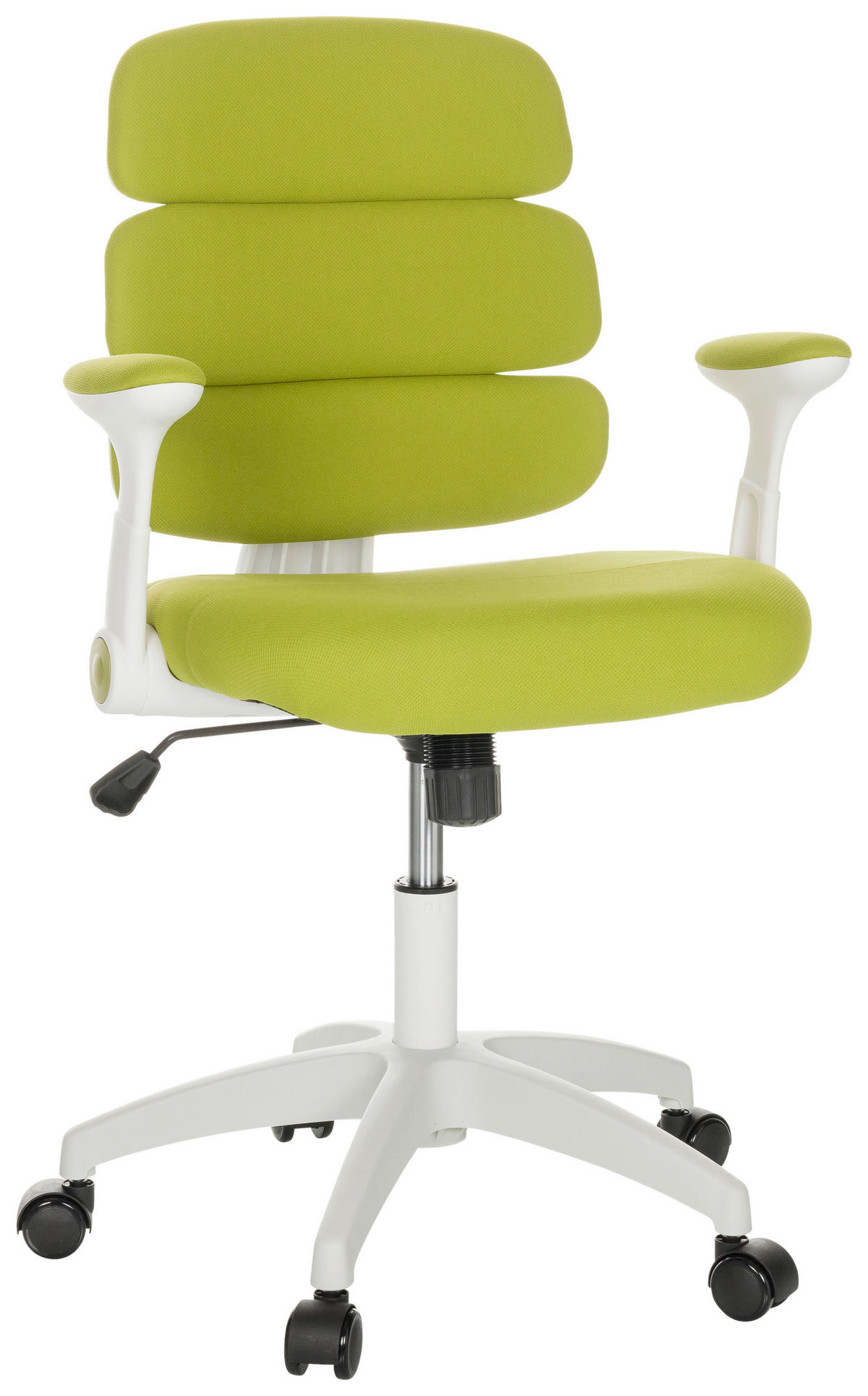MLADINSKI VRTLJIVI STOL tekstil zelena  - bela/zelena, Basics, umetna masa/tekstil (62/86-97/62cm) - MID.YOU