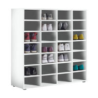HYLLA i 92/96/33 cm vit  - vit/silver, Basics, trämaterial/plast (92/96/33cm) - Best Price