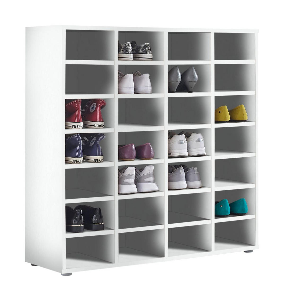 HYLLA i 92/96/33 cm vit  - vit/silver, Basics, trämaterial/plast (92/96/33cm) - Best Price