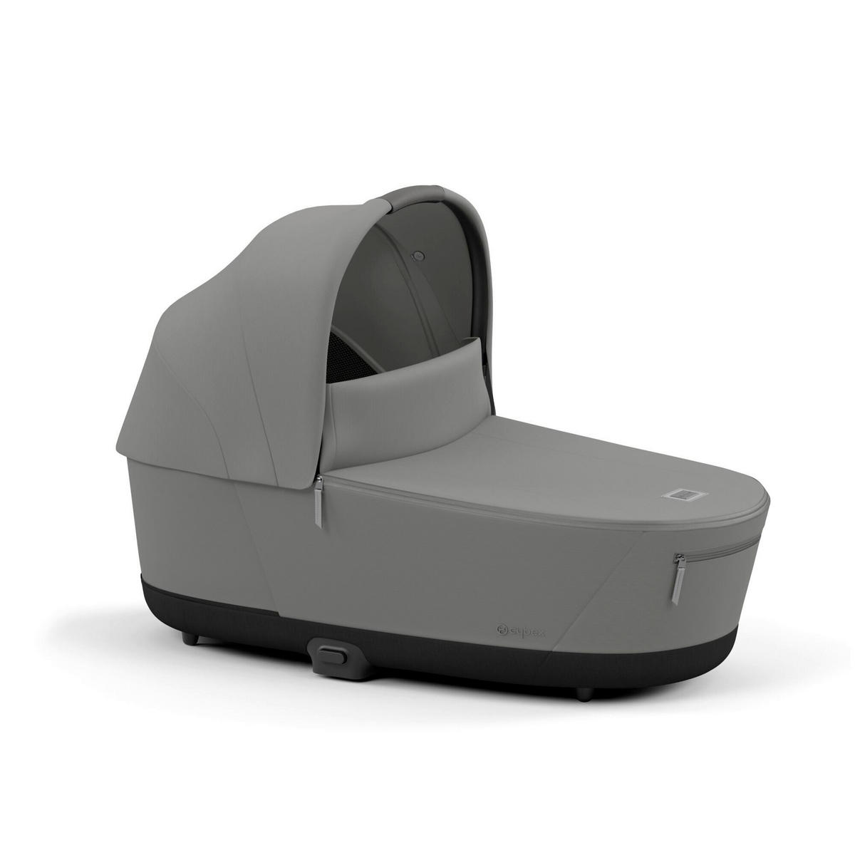 LIEGEWANNE PRIAM LUX  - Dunkelgrau/Weiß, Trend, Textil (87,5/48/60cm) - cybex PLATINUM