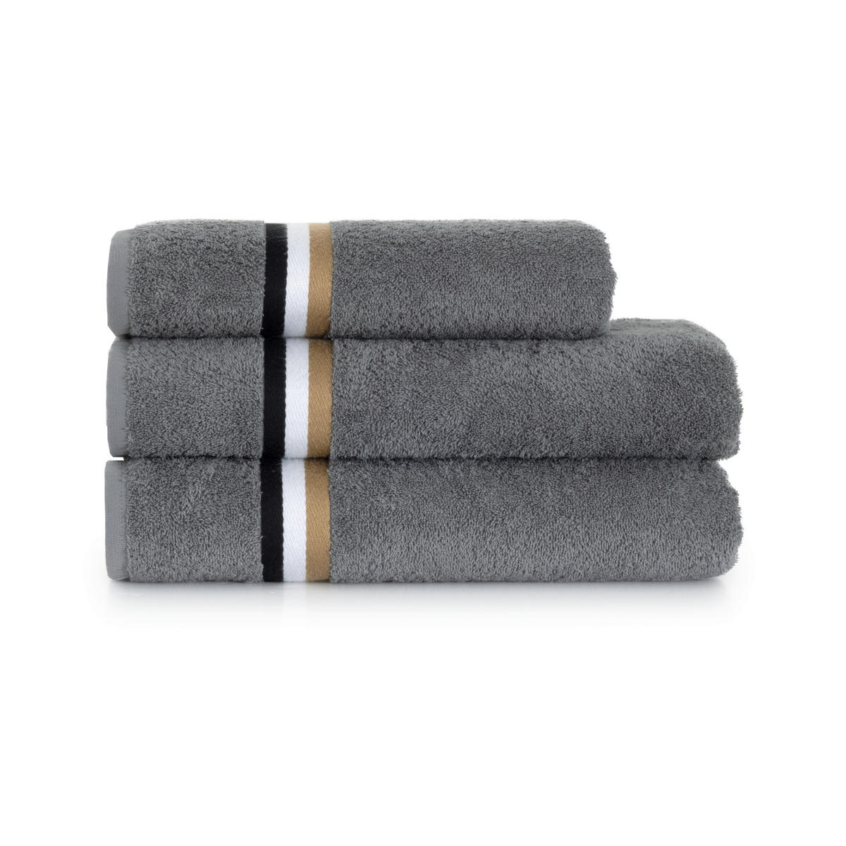 GÄSTETUCH BLINEA Grau 40/60 cm  - Grau, Design, Textil (40/60cm) - Hugo Boss