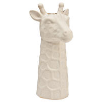 VASE  - Weiß, Basics, Keramik (14,0/26,0/12,0cm)