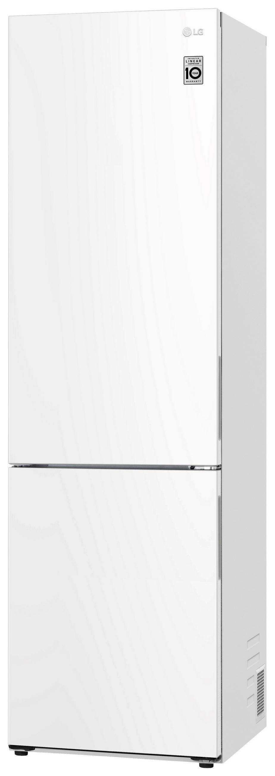 KÜHL-GEFRIER-KOMBINATION 59,5/203/67,5 cm GBP62SWNAC  - Weiß, Trend, Glas/Kunststoff (59,5/203/67,5cm) - LG