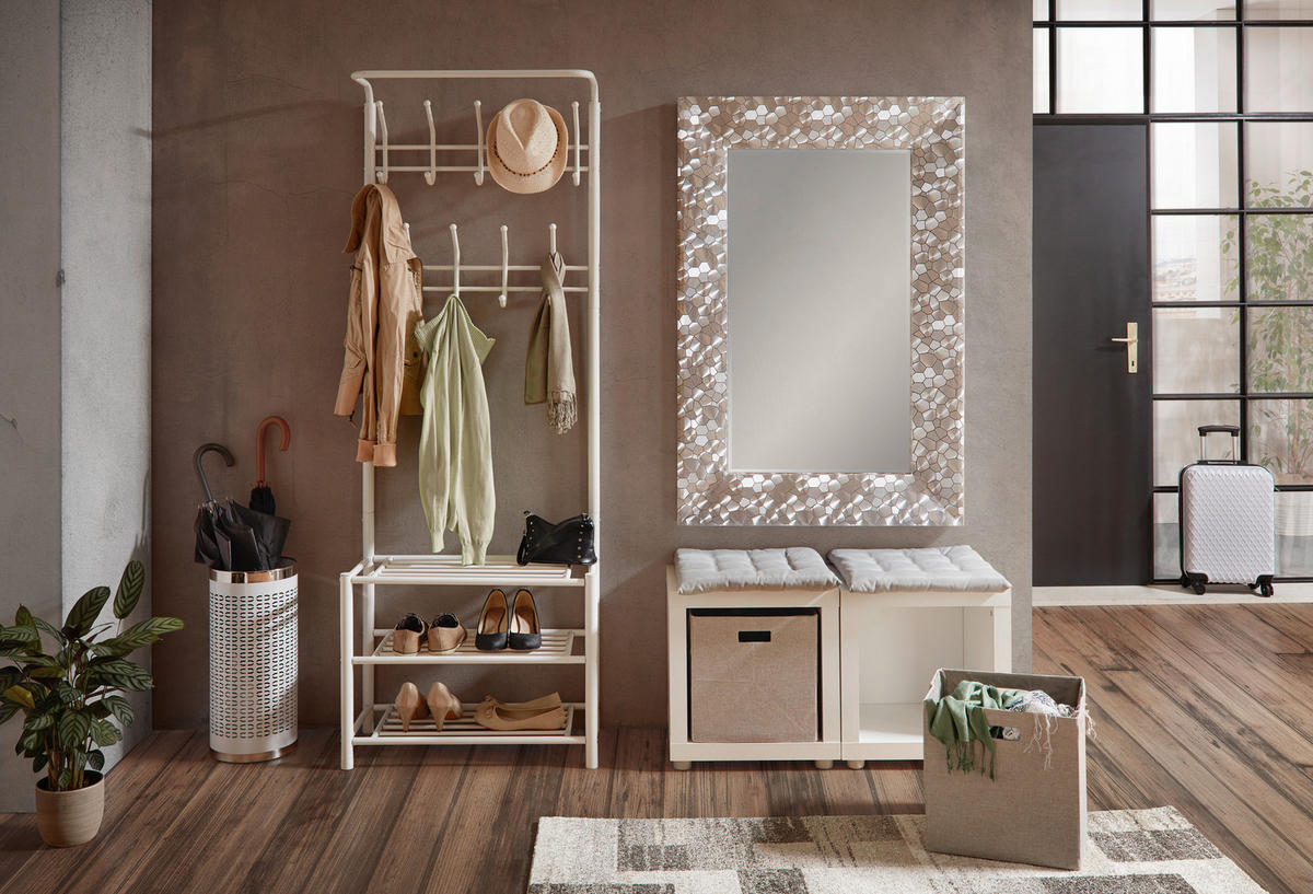 KLÄDHÄNGARE - vit, Design, metall (67/185/32cm) - Best Price