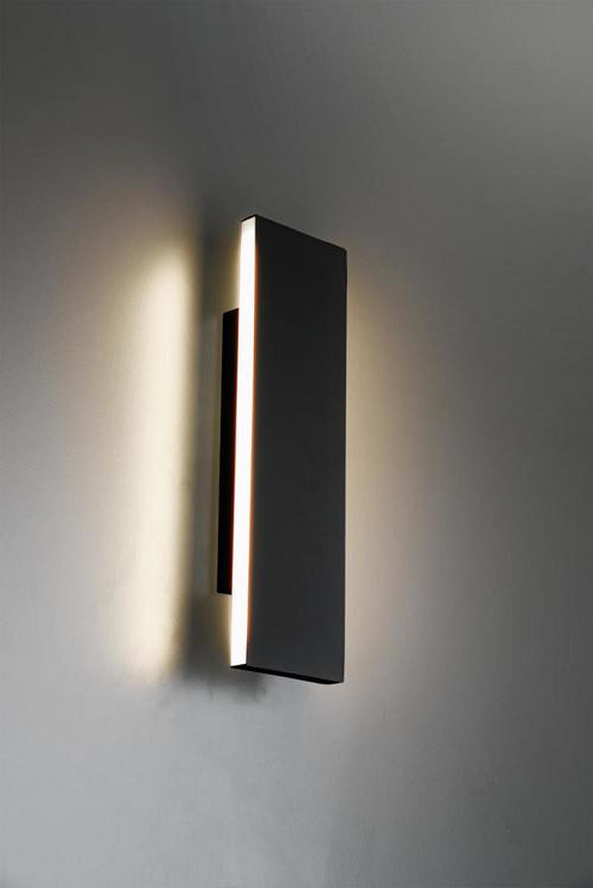 LED-WANDLEUCHTE - Anthrazit, Konventionell, Kunststoff/Metall (8/28/4,5cm) - Trio Leuchten