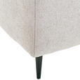 SCHLAFSOFA Flachgewebe Naturfarben  - Schwarz/Naturfarben, KONVENTIONELL, Textil/Metall (197/75/100cm) - Carryhome