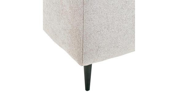 SCHLAFSOFA Flachgewebe Naturfarben  - Schwarz/Naturfarben, KONVENTIONELL, Textil/Metall (197/75/100cm) - Carryhome