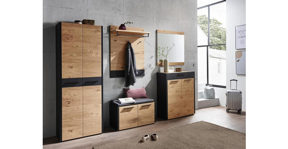 SPIEGEL - Eichefarben, Design, Glas/Holz (84/83cm) - Dieter Knoll