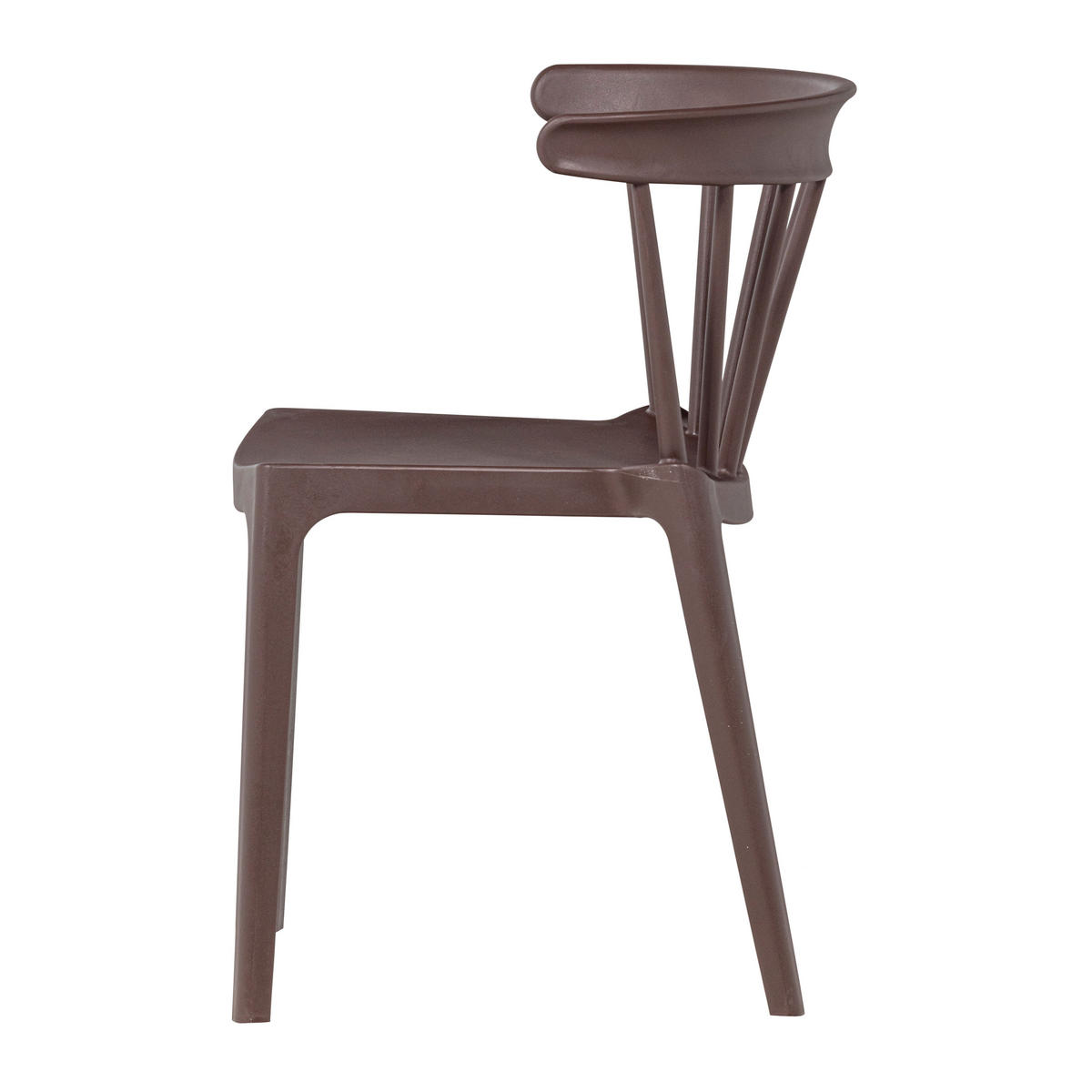 GARTENSTUHL-SET Kunststoff Braun, Violett  - Violett/Braun, MODERN, Kunststoff (52/75/53cm) - Livetastic