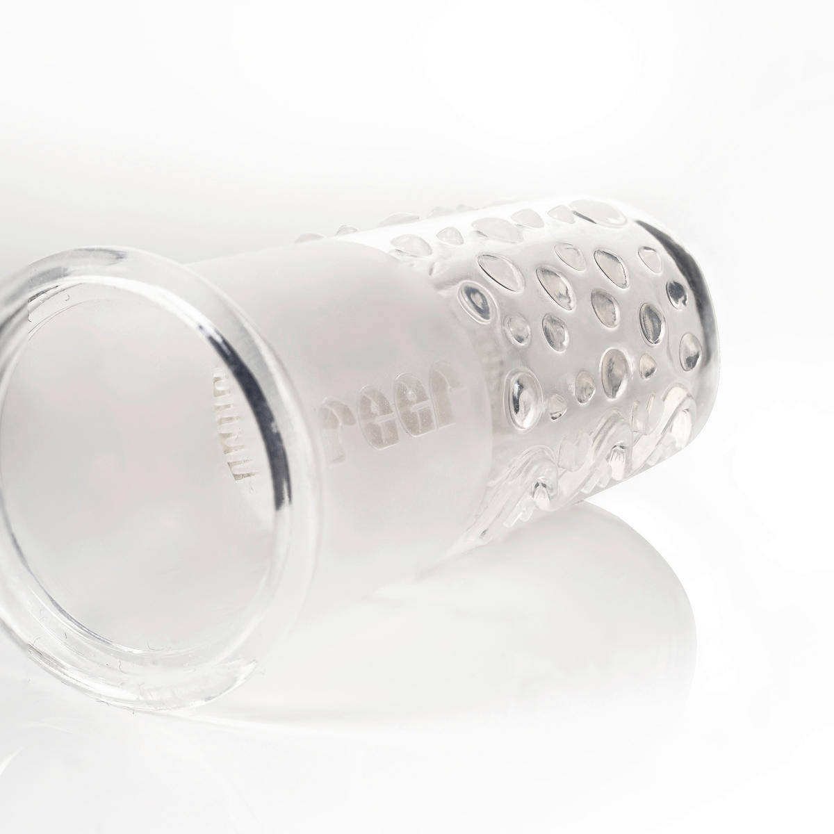 FINGERZAHNBÜRSTE - Transparent, Basics, Kunststoff (2,6/5,5/2,6cm) - Reer