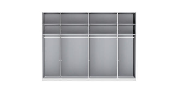DREHTÜRENSCHRANK 300/216/58 cm 6-türig Graphitfarben - Schwarz/Graphitfarben, Design, Glas/Holzwerkstoff (300/216/58cm) - Novel