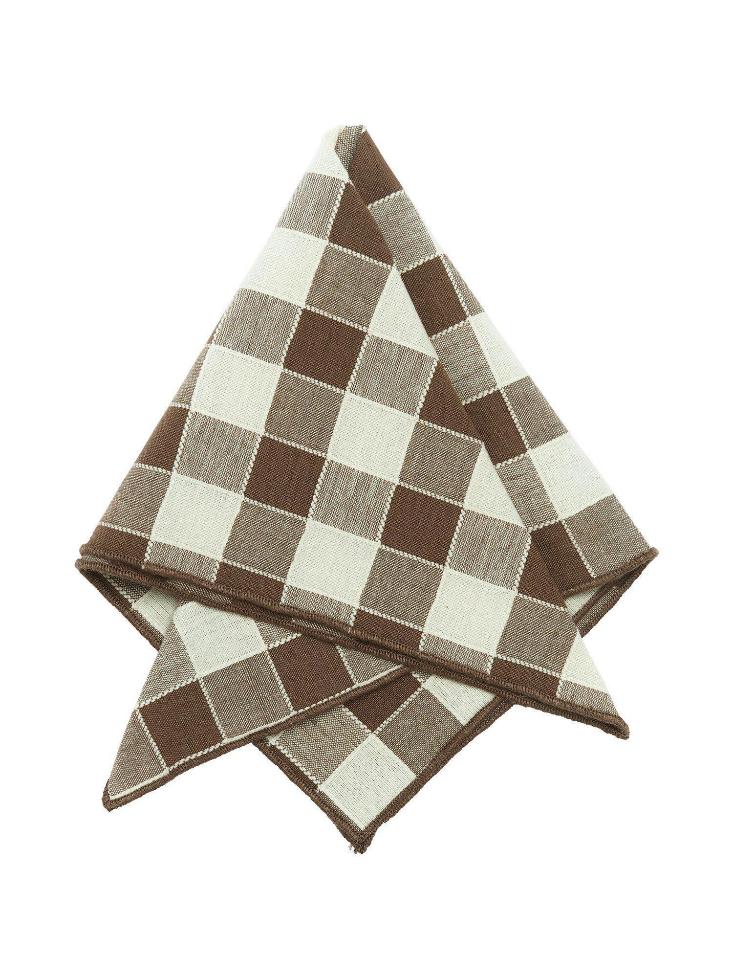 STOFFSERVIETTE    - Braun, Basics, Textil (45cm)
