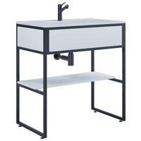 WASCHTISCHKOMBI 80 cm  - Schwarz/Weiß, MODERN, Keramik/Holzwerkstoff (80cm) - MID.YOU