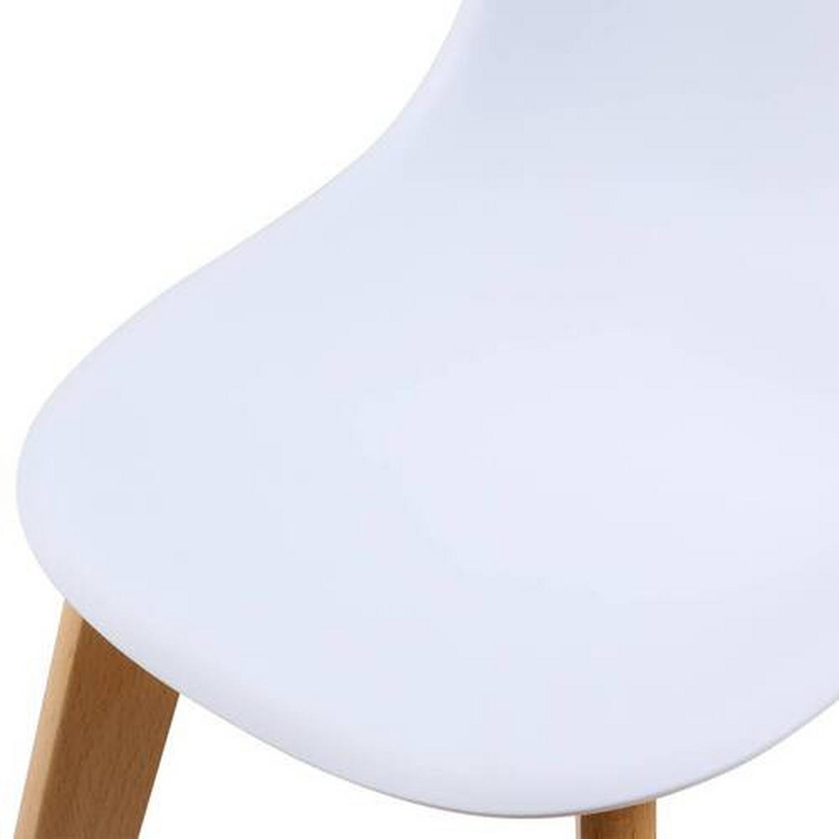 KINDERSTUHL  - Buchefarben/Weiß, MODERN, Holz/Kunststoff (33/57/38cm) - P & B
