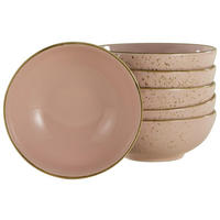 SCHÜSSELSET 6-teilig 16,5 cm  - Hellrosa, Trend, Keramik (16,5cm) - Creatable