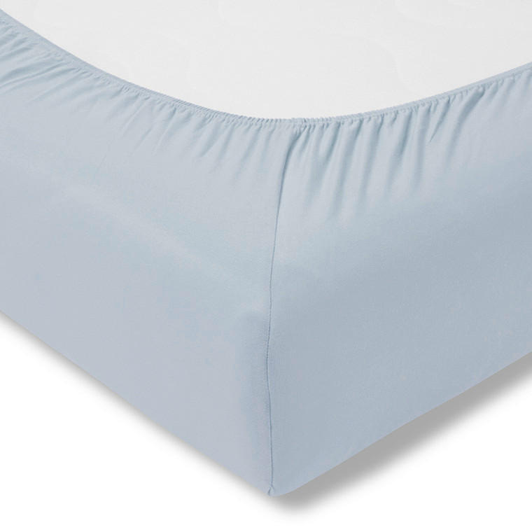SPANNLEINTUCH 100/200 cm Single-Jersey  - Hellblau, Basics, Textil (100/200cm) - Estella