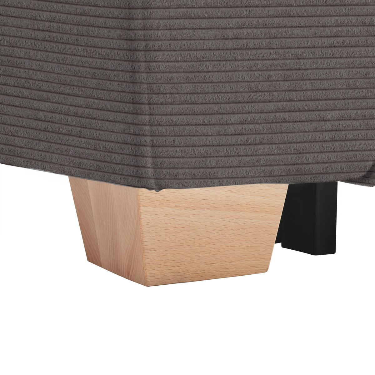 HÖRNSOFFA i mörkgrå  - mörkgrå, Modern, trämaterial/trä (255/185cm) - MID.YOU