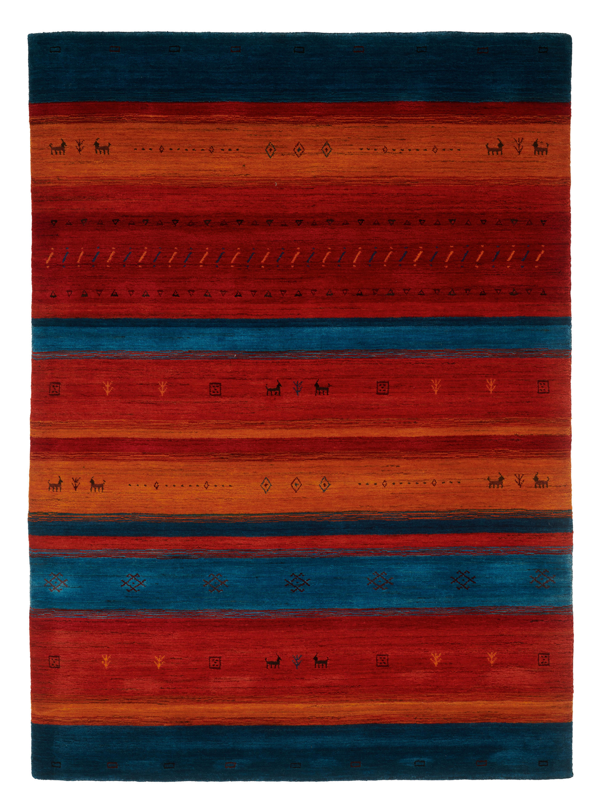 ORIENTTEPPICH 140/70 cm Savannah Multicolor  - Multicolor, Design, Textil (140/70cm) - Cazaris