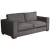 SCHLAFSOFA in Textil Grau  - Dunkelbraun/Grau, Design, Holz/Textil (203/85/99cm) - MID.YOU
