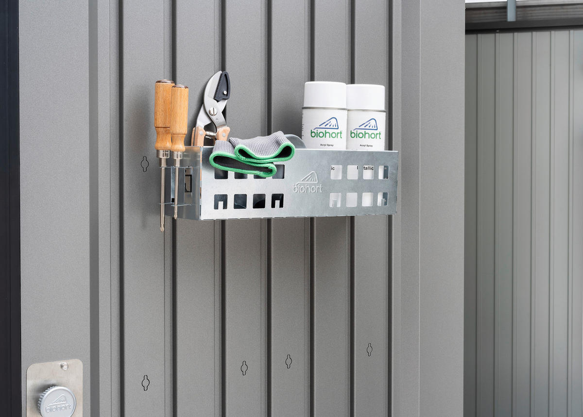 ESZKÖZTARTÓ 20,5/11/74,5 cm  - ezüstszínű, Design, fém (20,5/11/74,5cm) - Biohort